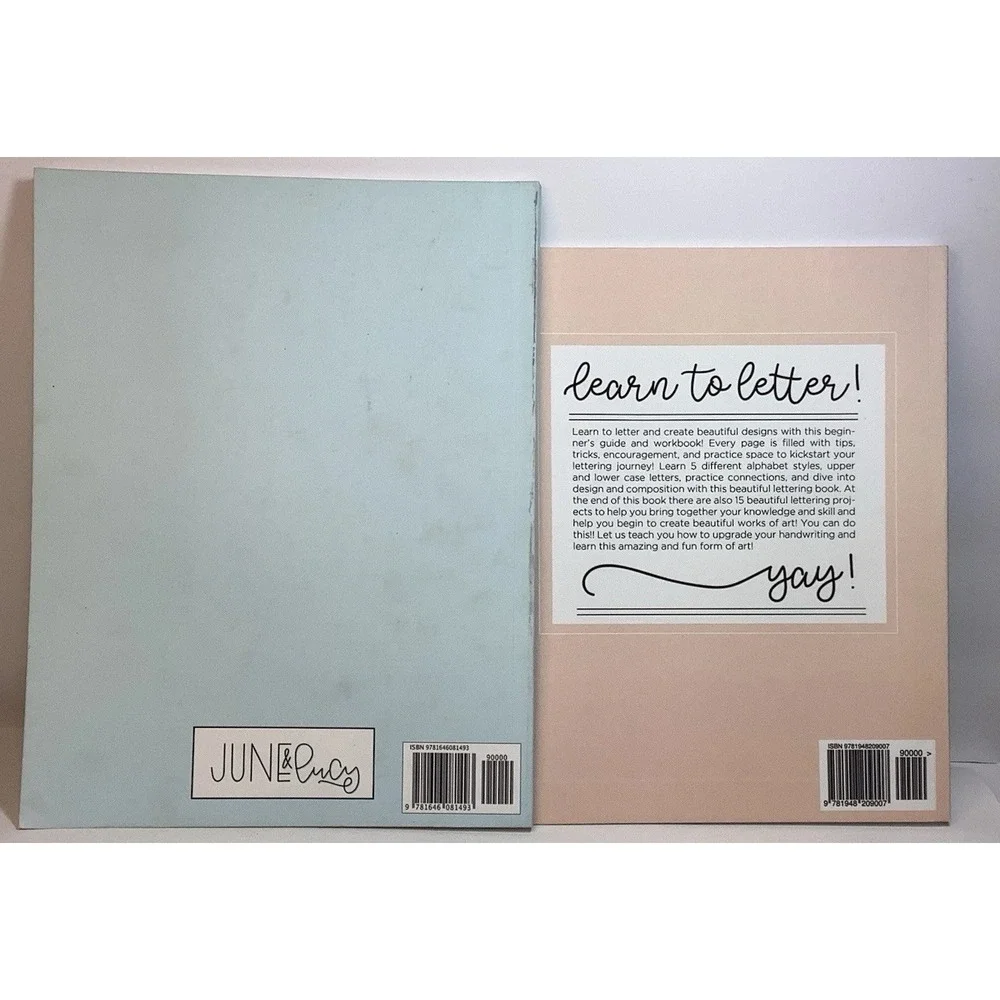 2 NEW Books‎ - Lettering and Modern Calligraphy: A Beginner's Guide Made Easy